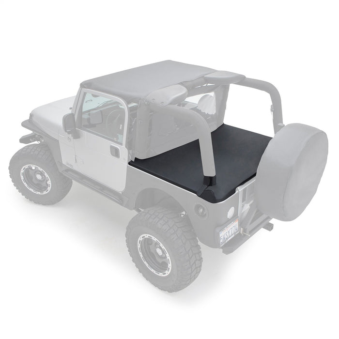Smittybilt 761035 Tonneau Cover For OEM Soft Top W/Channel Mount 97-06 Wrangler TJ Not LJ Models Black Diamond Smittybilt - Truck Part Superstore