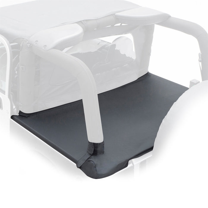 Smittybilt 761235 Tonneau Cover For OEM Soft Top W/Channel Mount 07-18 Wrangler JK 2DR Black Diamond Smittybilt - Truck Part Superstore