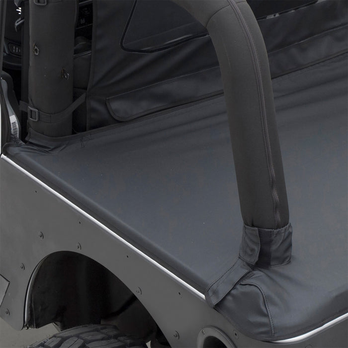 Smittybilt 761035 Tonneau Cover For OEM Soft Top W/Channel Mount 97-06 Wrangler TJ Not LJ Models Black Diamond Smittybilt - Truck Part Superstore