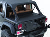 Smittybilt 761135 Tonneau Cover For OEM Soft Top W/Channel Mount 04-06 Wrangler LJ Unlimited Black Diamond Smittybilt - Truck Part Superstore