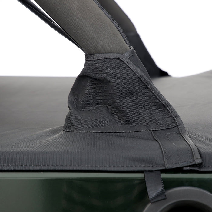 Smittybilt 761335 Tonneau Cover For OEM Soft Top W/Channel Mount 07-18 Wrangler JK 4DR Black Diamond Smittybilt - Truck Part Superstore