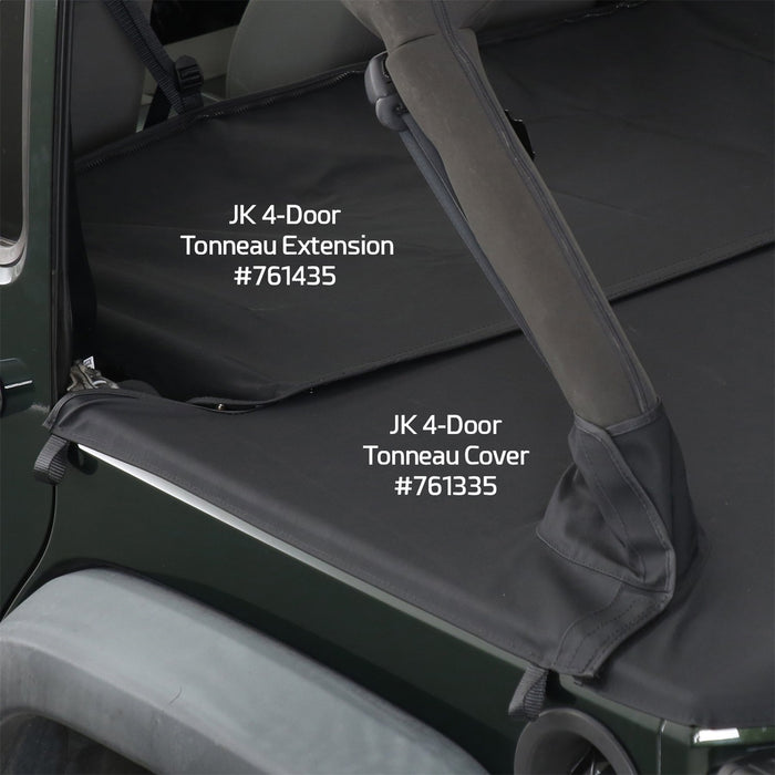 Smittybilt 761435 Tonneau Cover Extension 07-18 Wrangler JK 4 DR Black Diamond Smittybilt - Truck Part Superstore