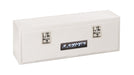 Lund 76160 Steel Top Mount Storage Box; L 60 in. x W 12.75 in. x H 16 in.; White; - Truck Part Superstore