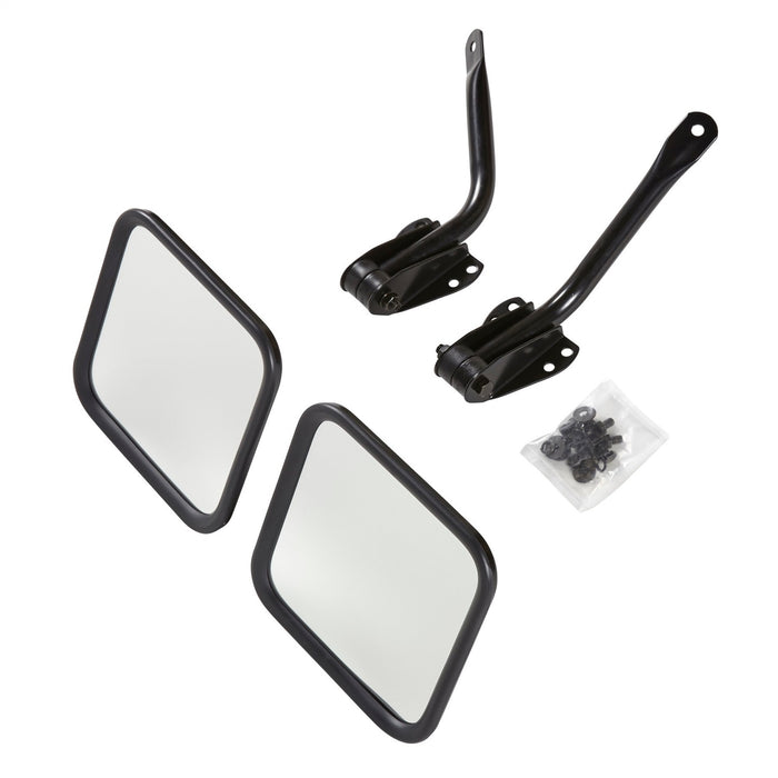 Smittybilt 7617 Side Mirrors 55-95 Wrangler YJ/CJ Black Smittybilt - Truck Part Superstore