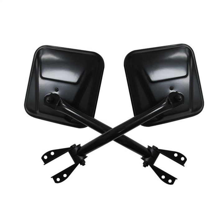Rampage 7617 Side Mirror Set; Black; Pair; - Truck Part Superstore