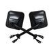Rampage 7617 Side Mirror Set; Black; Pair; - Truck Part Superstore