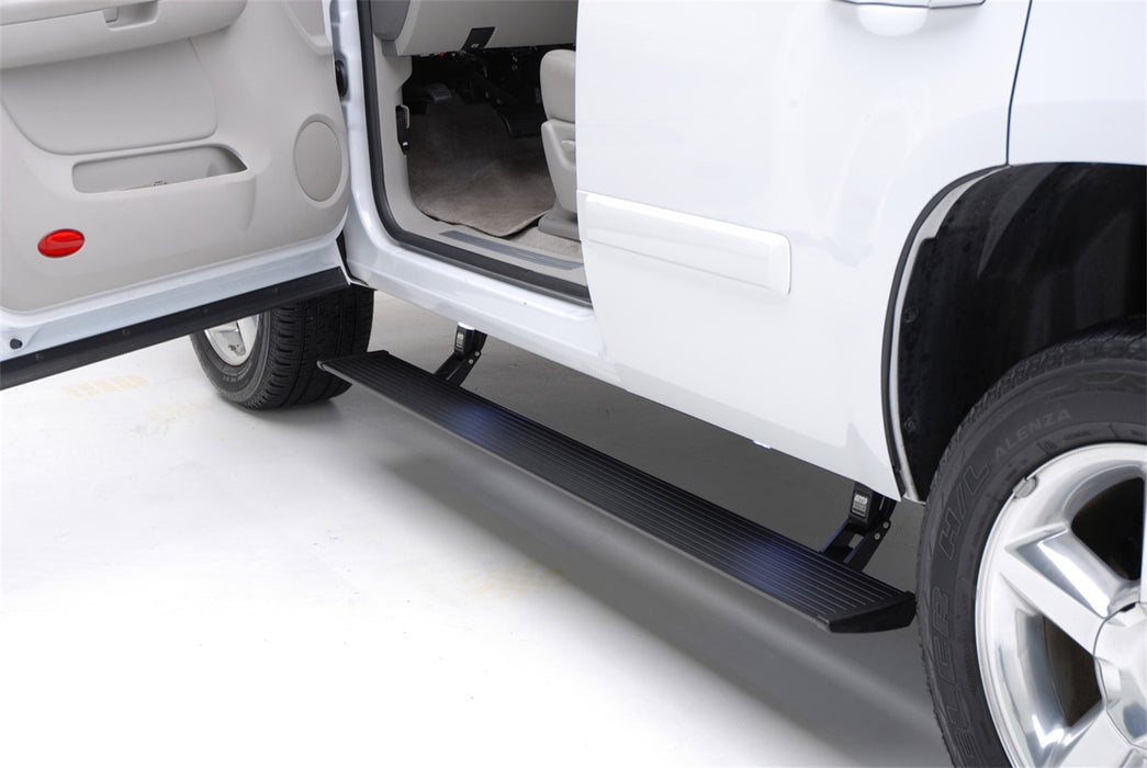 AMP Research 76240-01A PowerStep™ Plug-N-Play System; Incl. OEM Style Illumination; Black; - Truck Part Superstore