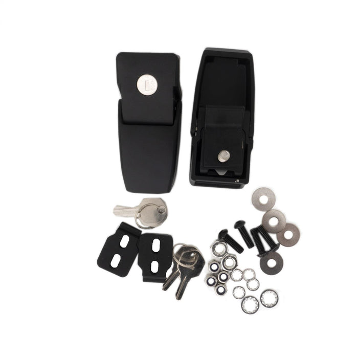 Rampage 76337 Hood Catch Kit; Black; Pair; - Truck Part Superstore