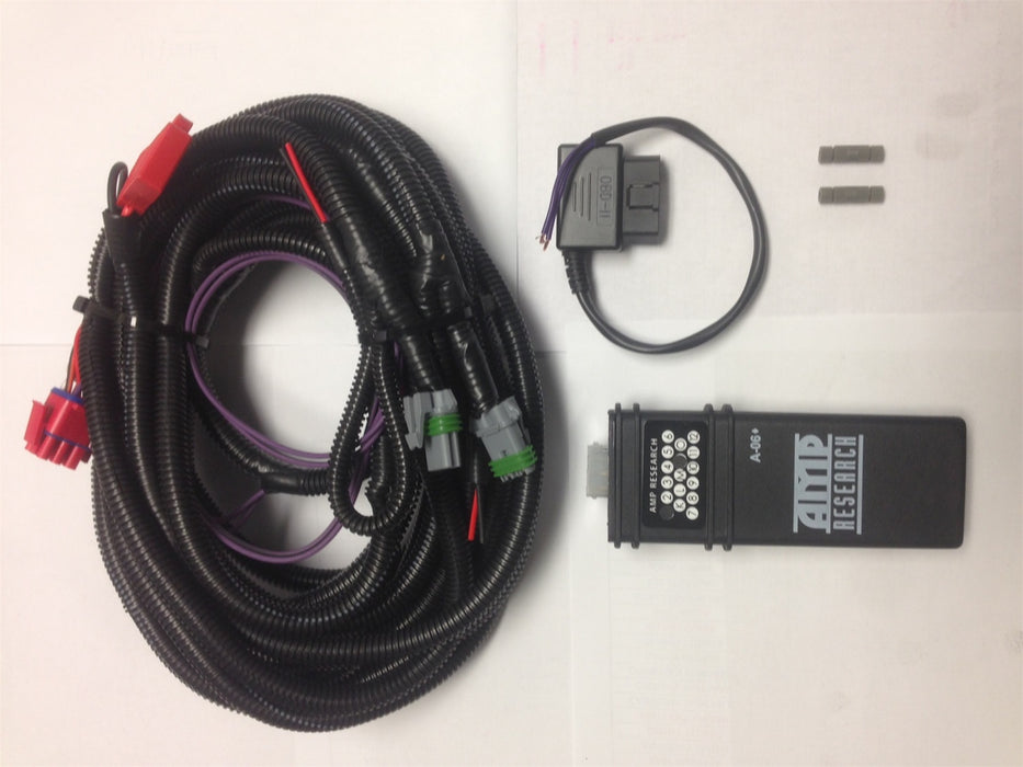 AMP Research 76401-01A PowerStep™ Plug And Play Conversion Kit; Black; - Truck Part Superstore