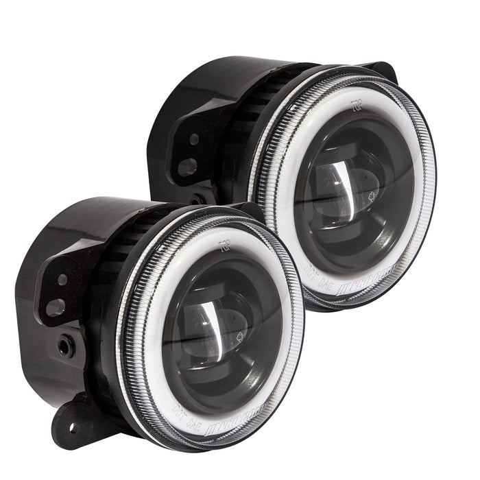 Pro Comp Suspension 76504P LED Fog Light; Pair; 4 in.; - Truck Part Superstore