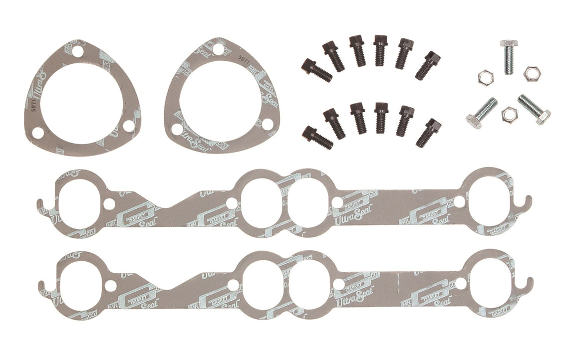 Mr Gasket 7652G Header Install Kit; Oval Port Shape; Port Dimensions W-1.50 in. x H-1.82 in.; - Truck Part Superstore