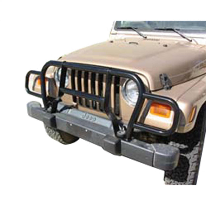 Rampage 7659 Euro Grille Guard; Black; - Truck Part Superstore