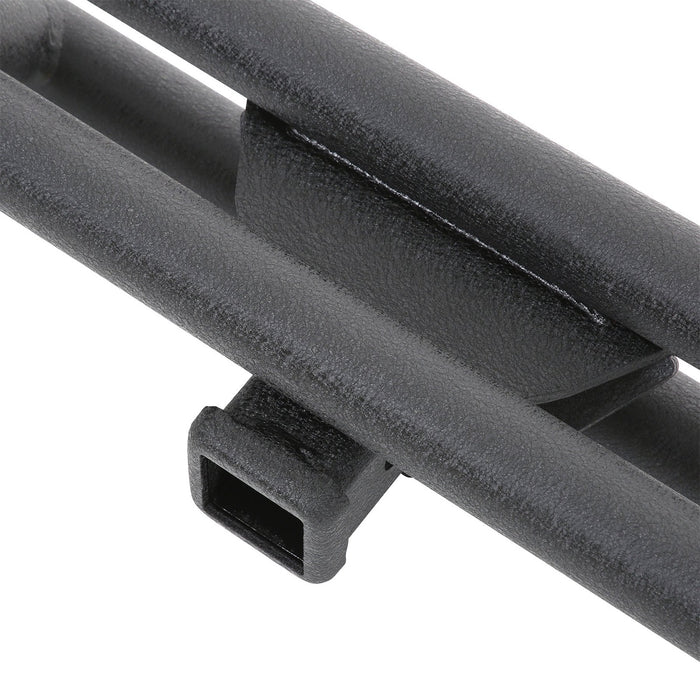 Smittybilt 76611 SRC Rear Bumper W/Hitch  87-06 Wrangler YJ/TJ/LJ Black Textured Smittybilt - Truck Part Superstore