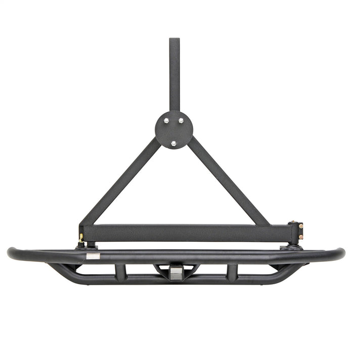Smittybilt 76621 SRC Rear Bumper W/Tire Carrier 87-06 Wrangler YJ/TJ/LJ Black Textured Smittybilt - Truck Part Superstore
