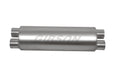 Gibson Performance Exhaust 766300S SFT Superflow Dual/Dual Round Muffler; Stainless - Truck Part Superstore