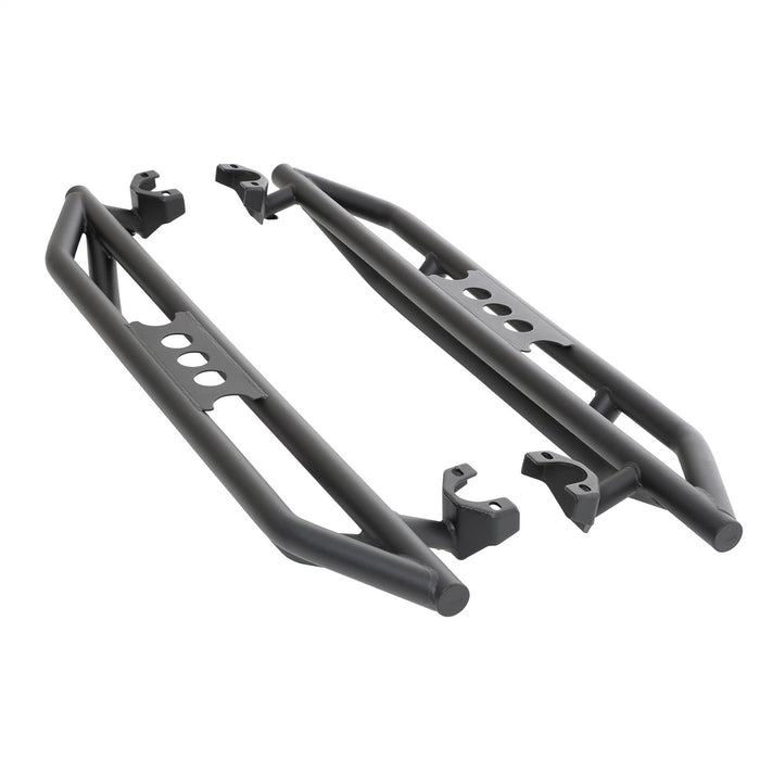 Smittybilt 76633LT SRC Side Armor 07-18 JK Wrangler 2 Door Light Textured Black Powdercoat Smittybilt - Truck Part Superstore