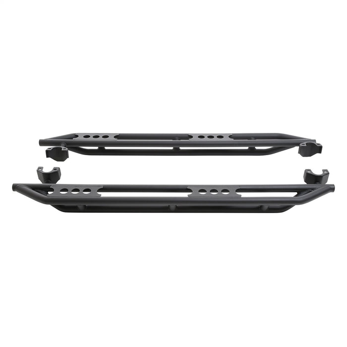 Smittybilt 76634LT SRC Side Armor 07-18 JK Wrangler Unlimited 4 Door Light Textured Black Powdercoat Smittybilt - Truck Part Superstore
