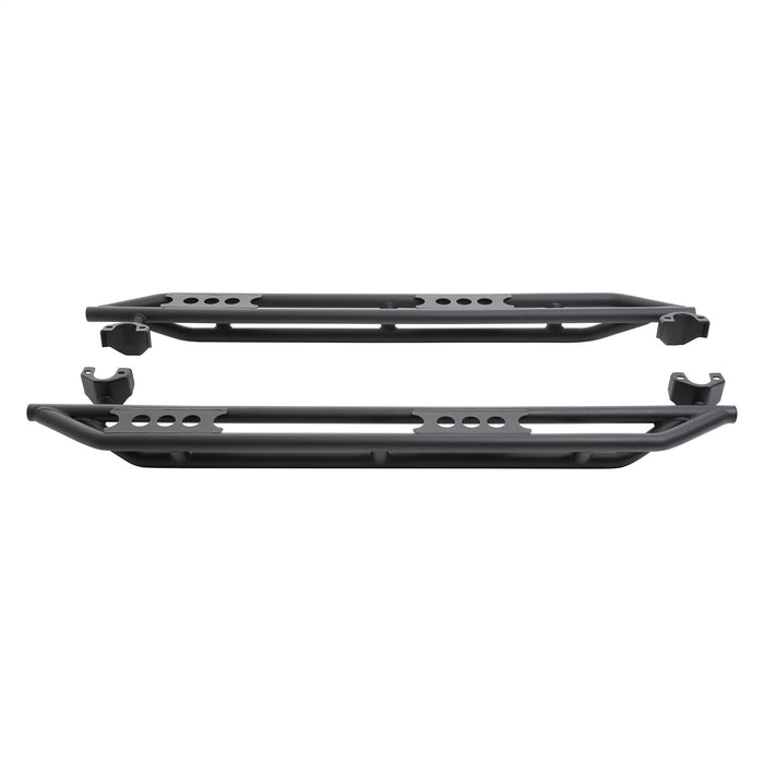 Smittybilt 76634LT SRC Side Armor 07-18 JK Wrangler Unlimited 4 Door Light Textured Black Powdercoat Smittybilt - Truck Part Superstore