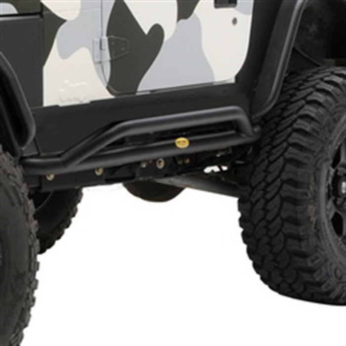 Smittybilt 76642 SRC Rocker Guards 04-06 Wrangler LJ Unlimited SmittyBilt - Truck Part Superstore