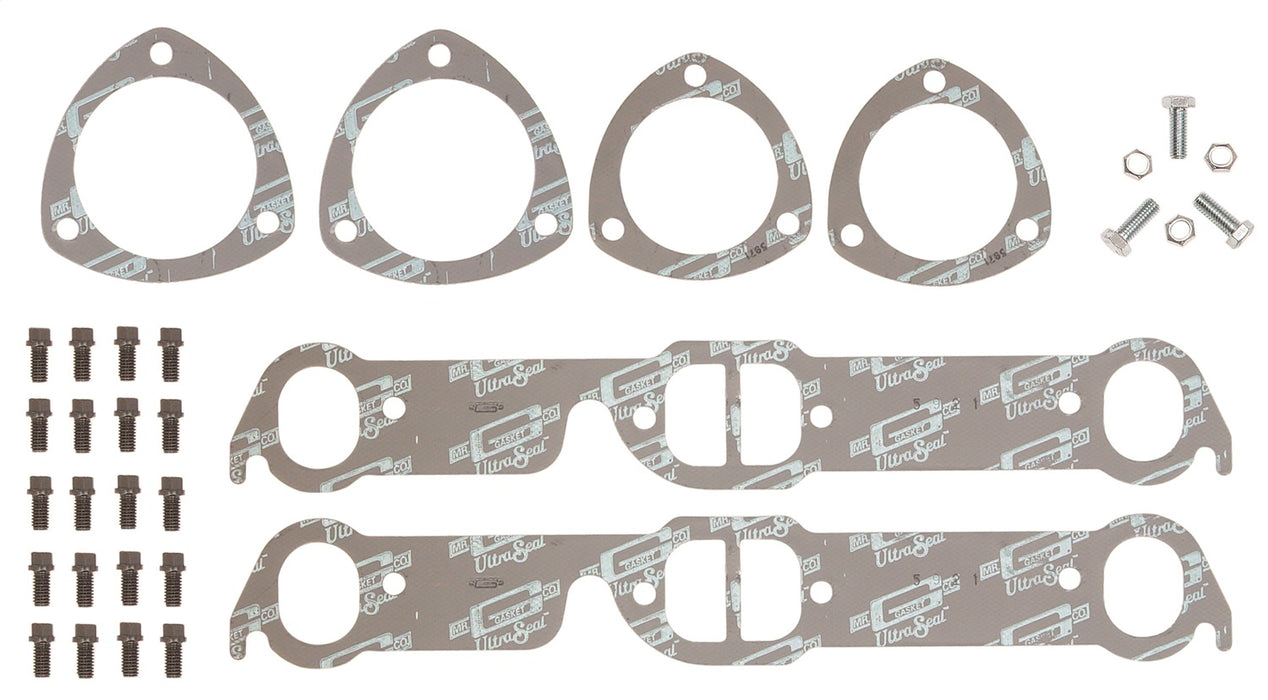 Mr Gasket 7665G Header Install Kit; Oval/D Port Shape; Port Dimensions W-1.55 in. x H-1.94 in.; - Truck Part Superstore
