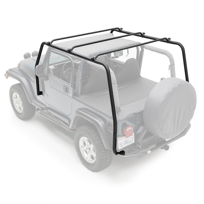 Smittybilt 76713 SRC Roof Rack 97-06 Wrangler TJ 300 Lb Rating Black Textured Smittybilt - Truck Part Superstore