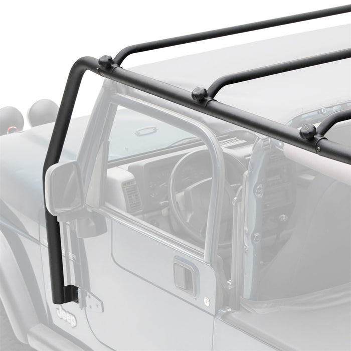 Smittybilt 76713 SRC Roof Rack 97-06 Wrangler TJ 300 Lb Rating Black Textured Smittybilt - Truck Part Superstore