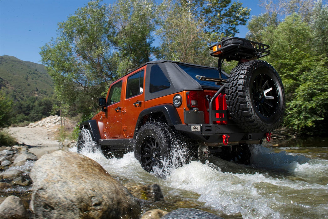 Smittybilt 76718 Defender Rack JK Basket 07-18 Wrangler JK Smittybilt - Truck Part Superstore