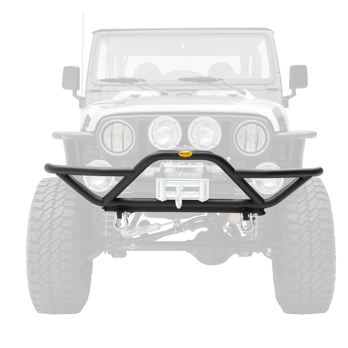 Smittybilt 76721 SRC Front Bumper 87-06 Wrangler TJ/YJ/LJ Black Textured Smittybilt - Truck Part Superstore