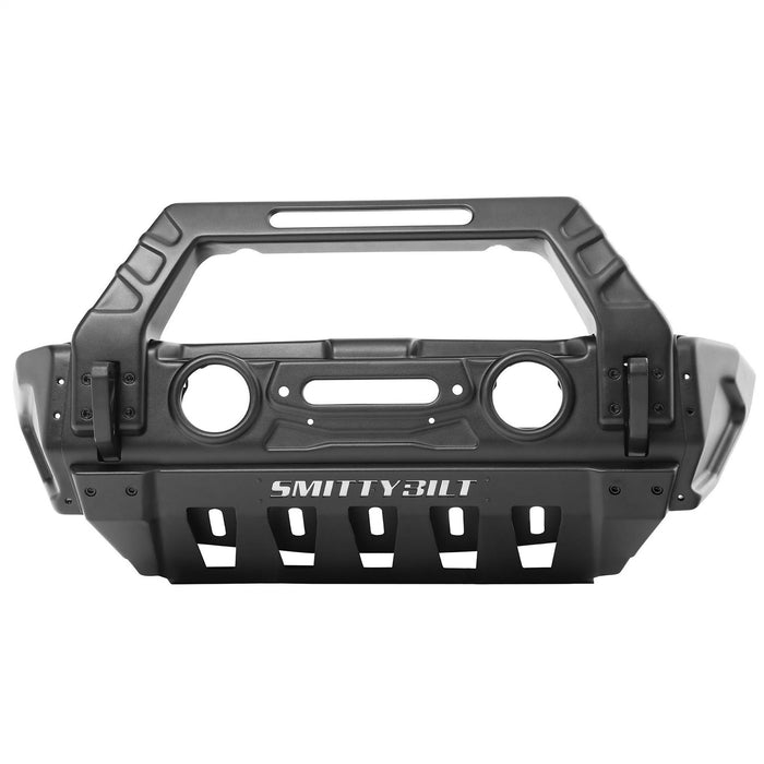 Smittybilt 76730 Jeep JK/JL Stryker Front Bumper Winch Mount D-Ring Mounts 2007-Present Wrangler JL/JK Black Smittybilt - Truck Part Superstore