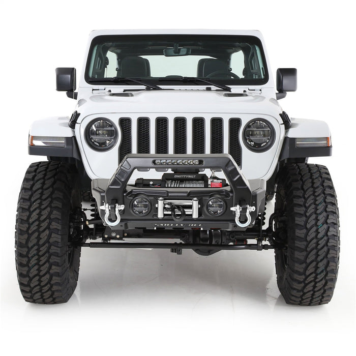 Smittybilt 76730 Jeep JK/JL Stryker Front Bumper Winch Mount D-Ring Mounts 2007-Present Wrangler JL/JK Black Smittybilt - Truck Part Superstore