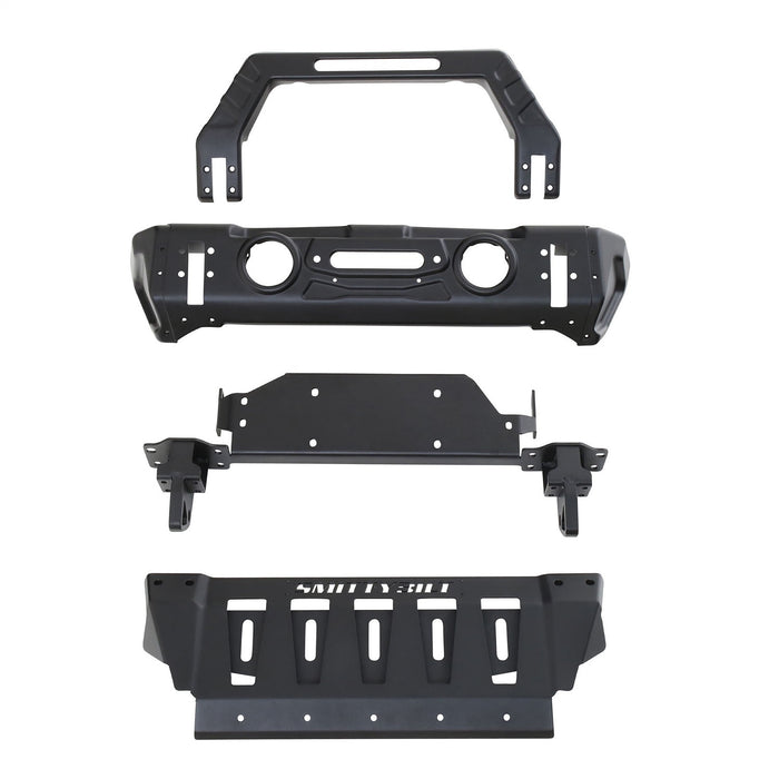 Smittybilt 76730 Jeep JK/JL Stryker Front Bumper Winch Mount D-Ring Mounts 2007-Present Wrangler JL/JK Black Smittybilt - Truck Part Superstore