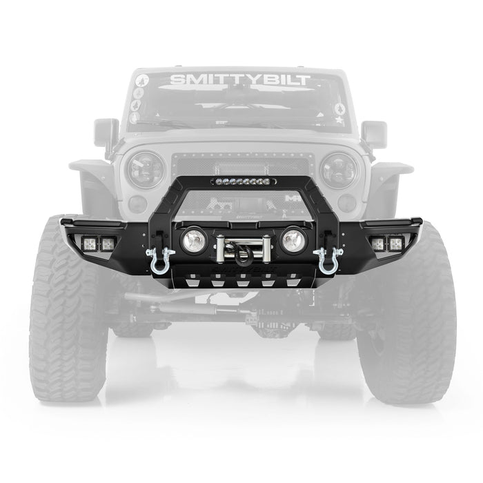 Smittybilt 76731 Jeep JK/JL Stryker Front Bumper Wings Black for 76730 Smittybilt - Truck Part Superstore