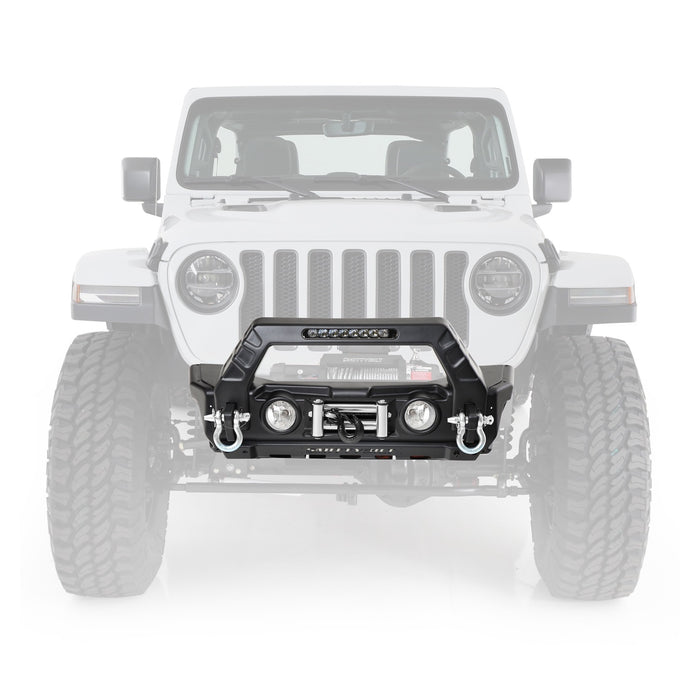 Smittybilt 76730 Jeep JK/JL Stryker Front Bumper Winch Mount D-Ring Mounts 2007-Present Wrangler JL/JK Black Smittybilt - Truck Part Superstore