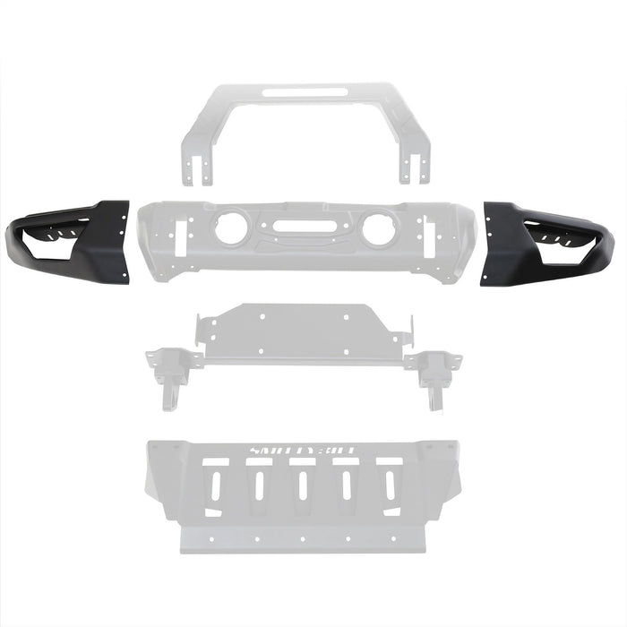 Smittybilt 76731 Jeep JK/JL Stryker Front Bumper Wings Black for 76730 Smittybilt - Truck Part Superstore
