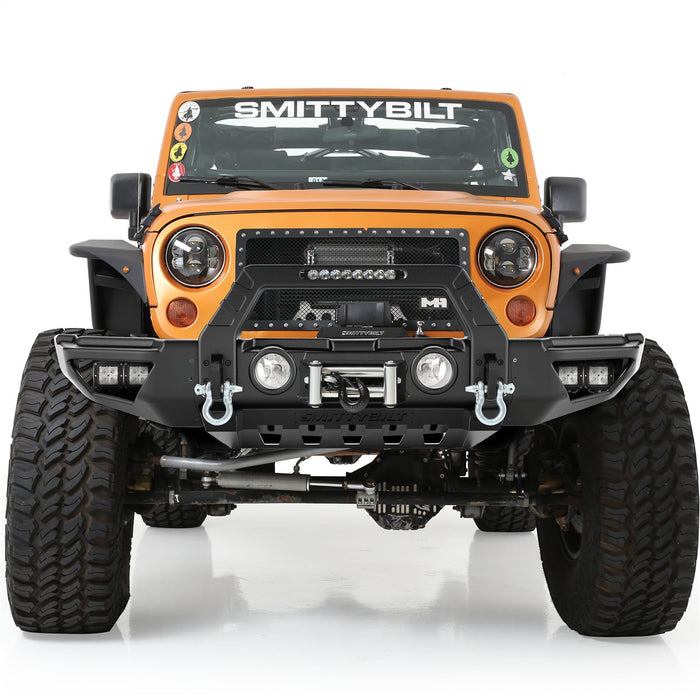 Smittybilt 76731 Jeep JK/JL Stryker Front Bumper Wings Black for 76730 Smittybilt - Truck Part Superstore