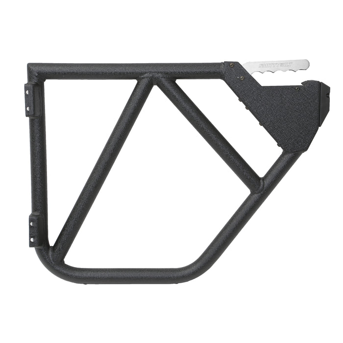 Smittybilt 76795 Jeep Tubular Doors Rear 07-18 Jeep JK Wrangler 4 Door Steel Black Powdercoat Smittybilt - Truck Part Superstore