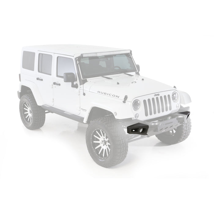 Smittybilt 76830 XRC M.O.D. Option Crawler Bumper End Plate 07-18 Wrangler JK Black Textured Smittybilt - Truck Part Superstore