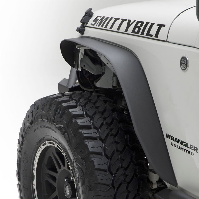 Smittybilt 76837 XRC Fender Flares 07-18 Wrangler JK Set Of 4 Black Textured 2DR/4DR Smittybilt - Truck Part Superstore