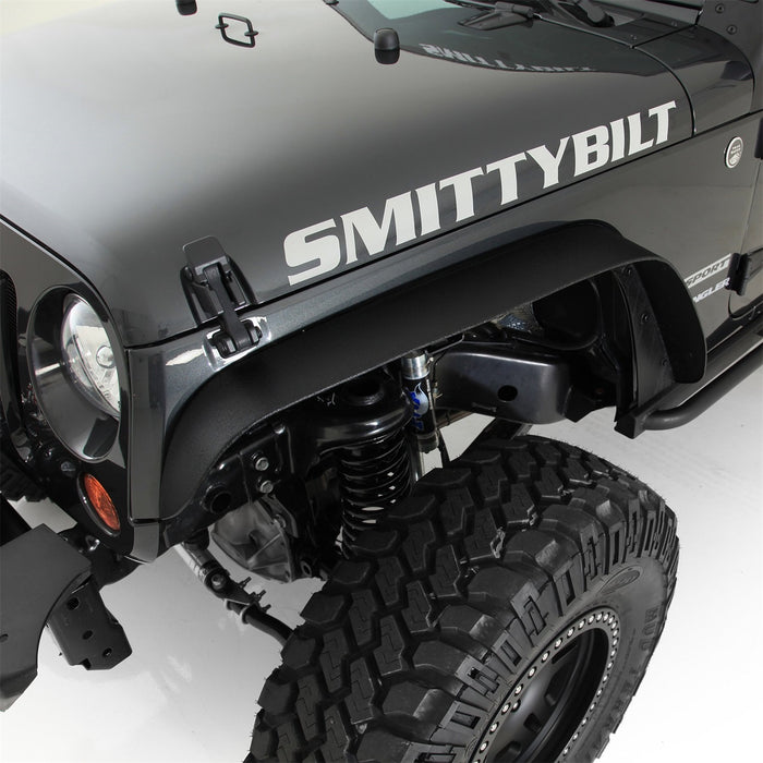 Smittybilt 76837 XRC Fender Flares 07-18 Wrangler JK Set Of 4 Black Textured 2DR/4DR Smittybilt - Truck Part Superstore