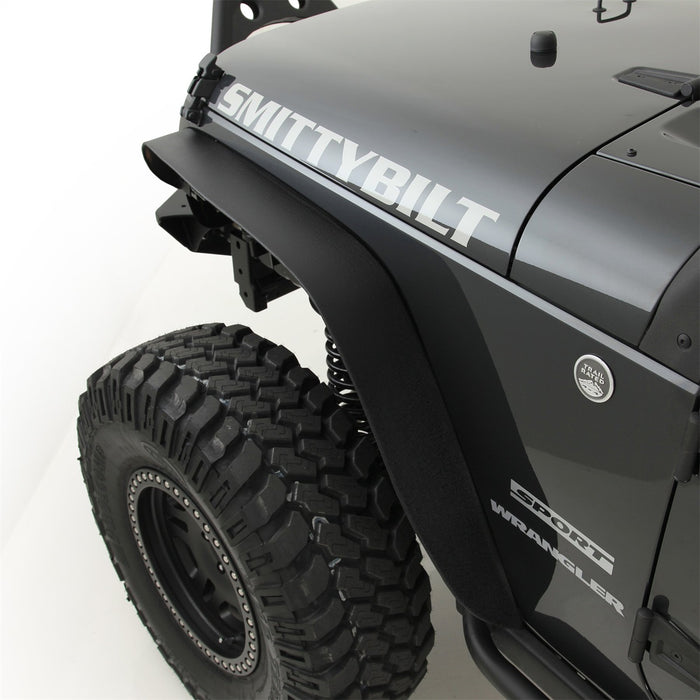 Smittybilt 76837 XRC Fender Flares 07-18 Wrangler JK Set Of 4 Black Textured 2DR/4DR Smittybilt - Truck Part Superstore