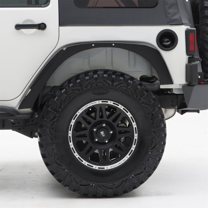 Smittybilt 76837 XRC Fender Flares 07-18 Wrangler JK Set Of 4 Black Textured 2DR/4DR Smittybilt - Truck Part Superstore