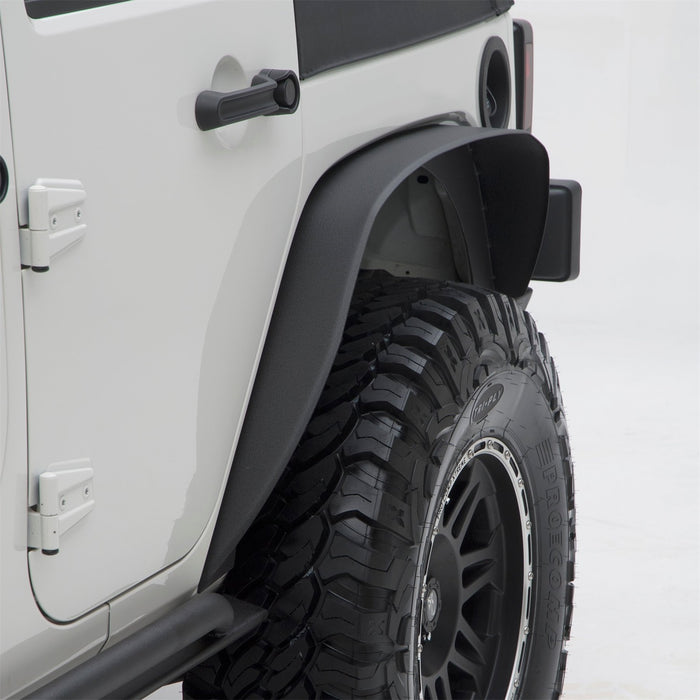 Smittybilt 76837 XRC Fender Flares 07-18 Wrangler JK Set Of 4 Black Textured 2DR/4DR Smittybilt - Truck Part Superstore