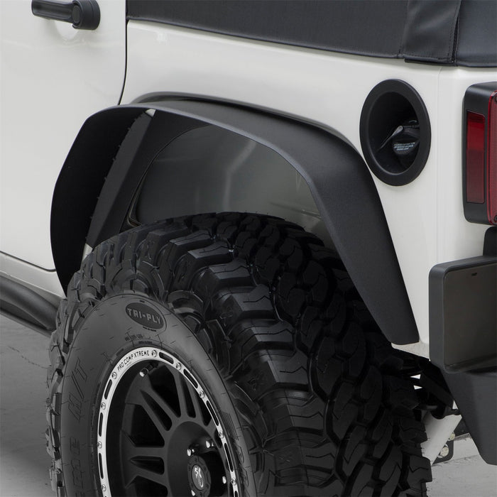 Smittybilt 76837 XRC Fender Flares 07-18 Wrangler JK Set Of 4 Black Textured 2DR/4DR Smittybilt - Truck Part Superstore