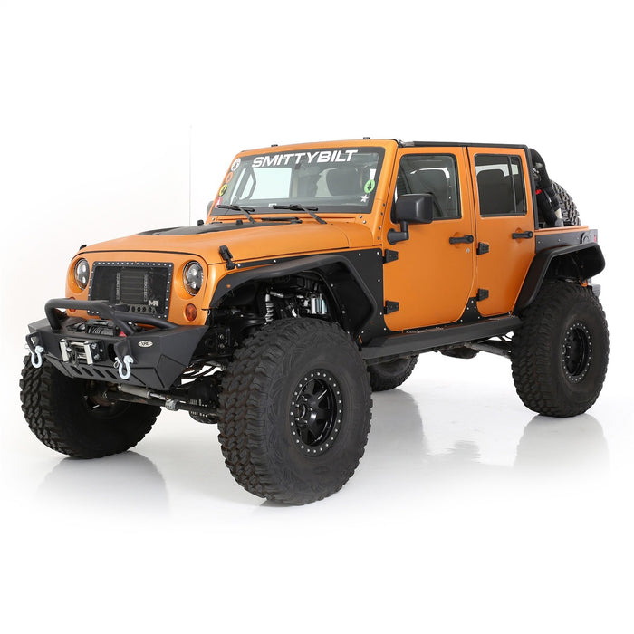 Smittybilt 76838 XRC Flux Flares Front Pair 07-18 Wrangler JK Smittybilt - Truck Part Superstore