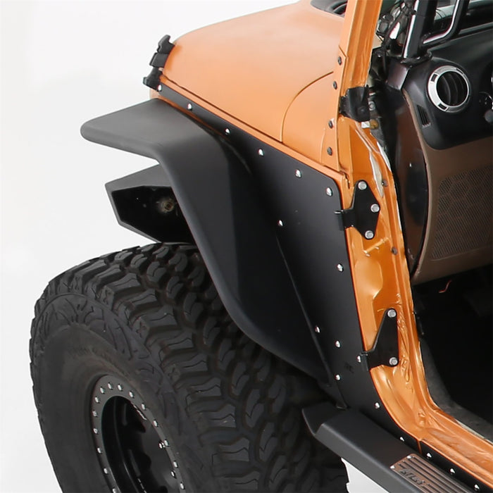 Smittybilt 76838 XRC Flux Flares Front Pair 07-18 Wrangler JK Smittybilt - Truck Part Superstore