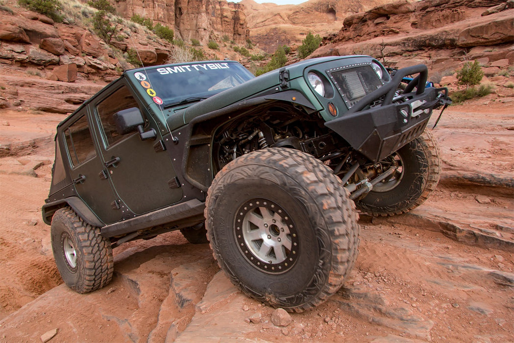 Smittybilt 76838 XRC Flux Flares Front Pair 07-18 Wrangler JK Smittybilt - Truck Part Superstore