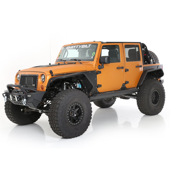 Smittybilt 76839 XRC Flux Flares Rear Pair 07-18 Wrangler JK Smittybilt - Truck Part Superstore