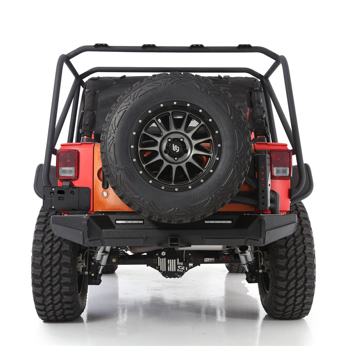 Smittybilt 76840 XRC Exoskeleton JK 4 Door 07-18 Jeep JK Wrangler Unlimited 4 Door Only Steel Black Powdercoat Smittybilt - Truck Part Superstore