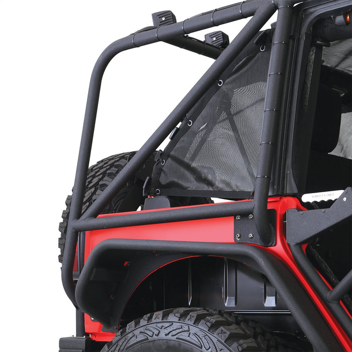 Smittybilt 76840 XRC Exoskeleton JK 4 Door 07-18 Jeep JK Wrangler Unlimited 4 Door Only Steel Black Powdercoat Smittybilt - Truck Part Superstore
