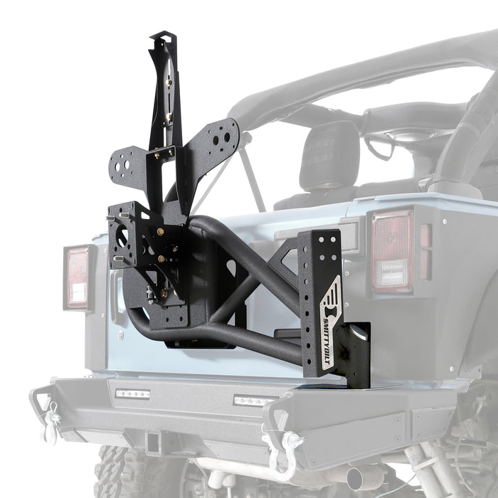 Smittybilt 76857 XRC Gen2 Bolt on Tire Carrier 07-18 Wrangler JK Smittybilt - Truck Part Superstore